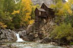 Crystal Mill, pumphouse, fall, Colorado, Crystal, Marble, wa